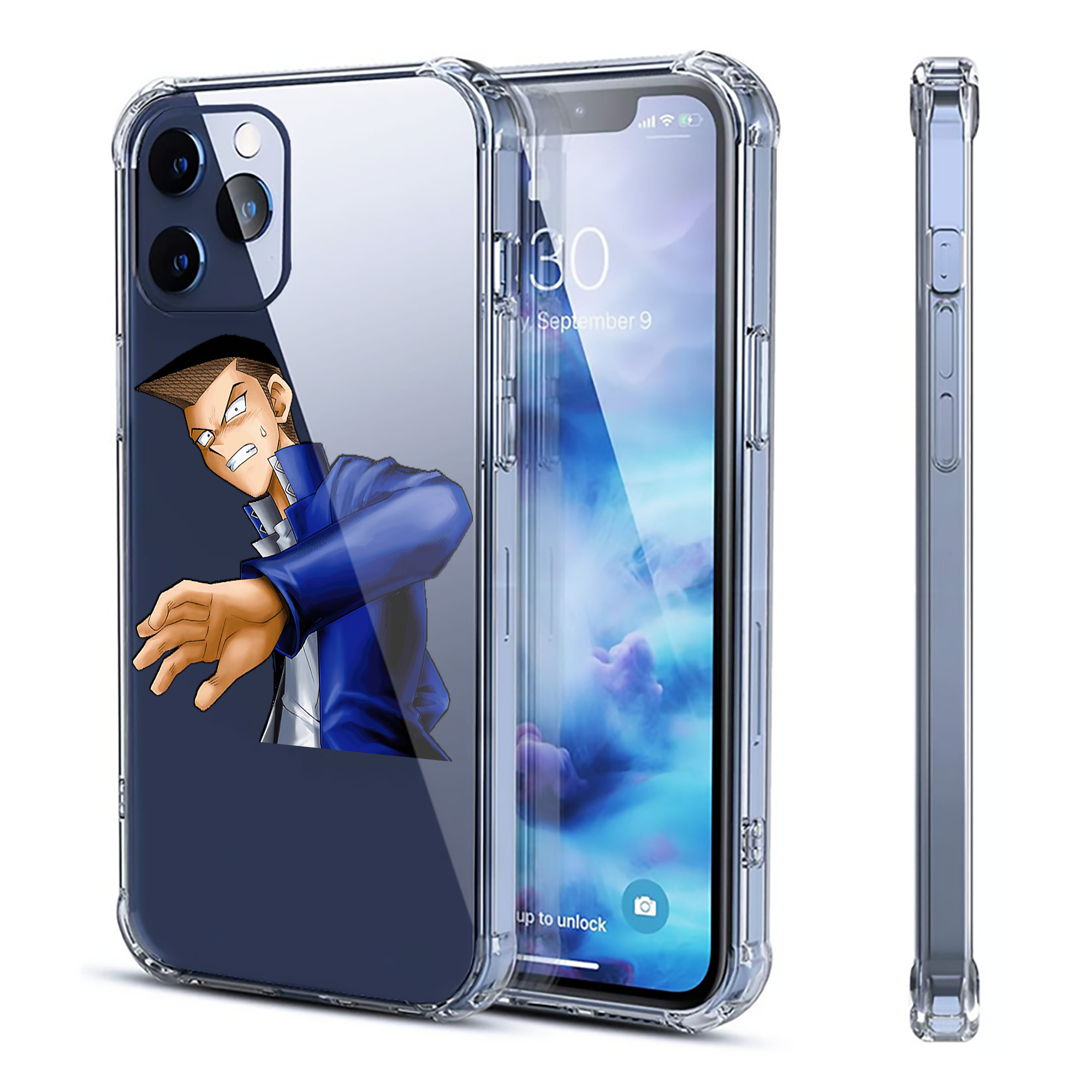 （画像用） 遊☆戯☆王 Yu-Gi-Oh! 【iPhone 12シリーズ対応】透明スマホケース（クリアソフトケース）